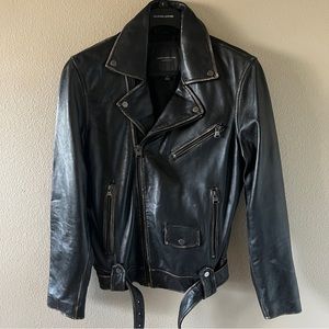 Andrew Marc Leather Perfecto Moto Jacket
